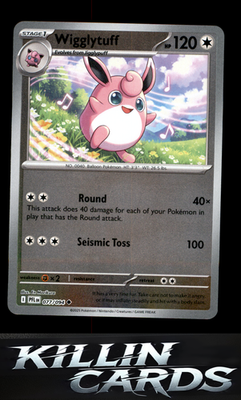 Reverse Holofoil Wigglytuff - 077/094 077/094 Pokemon Uncommon ME02: Phantasmal