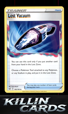 Lost Vacuum 162/196 Pokemon Uncommon SWSH11: Lost Origin Card NM
