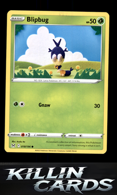 Blipbug 018/196 Pokemon Common SWSH11: Lost Origin Card NM