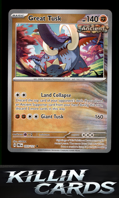 Great Tusk (Poke Ball Pattern) 055/131 Pokemon Uncommon SV: Prismatic Evolutions