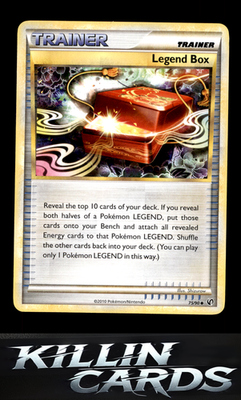 Legend Box 75/90 Pokemon Uncommon Undaunted Card LP
