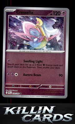 Reverse Holofoil Cresselia 039/094 Pokemon Uncommon ME02: Phantasmal Flames Card