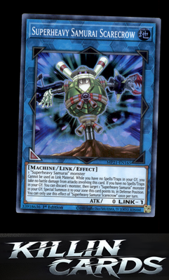 1st Edition Superheavy Samurai Scarecrow MP21-EN165 YuGiOh Super Rare 2021 Tin o