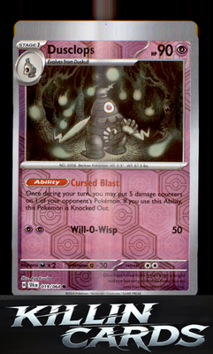 Reverse Holofoil Dusclops - 019/064 019/064 Pokemon Common SV: Shrouded Fable Ca
