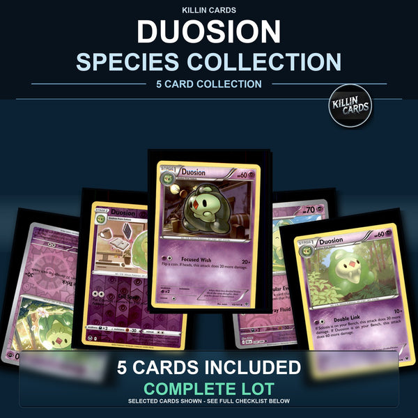 Pokemon TCG Duosion Species Collection 5 Different Cards