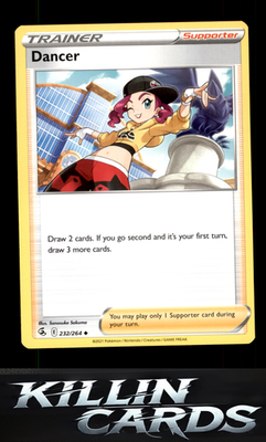 Dancer 232/264 Pokemon Uncommon SWSH08: Fusion Strike Card NM