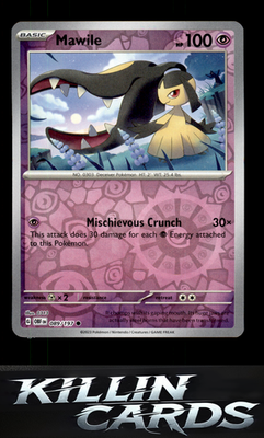 Reverse Holofoil Mawile - 089/197 089/197 Pokemon Common SV03: Obsidian Flames C
