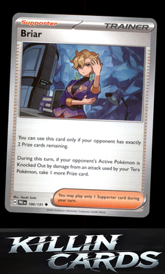 Briar 100/131 Pokemon Uncommon SV: Prismatic Evolutions Card NM