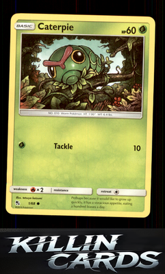 Caterpie 1/68 Pokemon Common Hidden Fates Card NM
