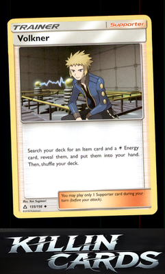 Volkner 135/156 Pokemon Uncommon SM - Ultra Prism Card NM