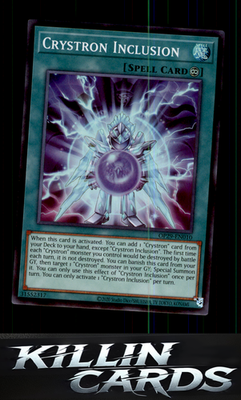 Crystron Inclusion OP29-EN010 YuGiOh Super Rare OTS Tournament Pack 29 Card NM