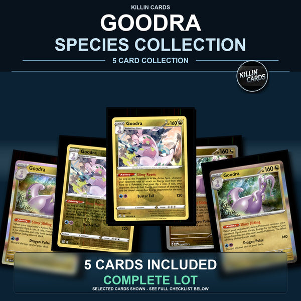 Pokemon TCG Goodra Species Collection 5 Different Cards
