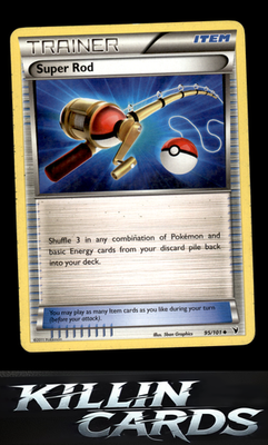Super Rod 95/101 Pokemon Uncommon Noble Victories Card NM