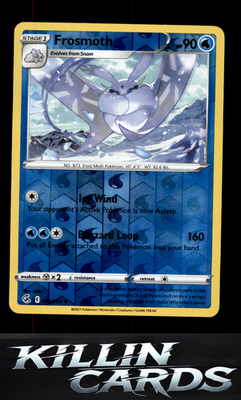 Reverse Holofoil Frosmoth 085/264 Pokemon Uncommon SWSH08: Fusion Strike Card NM