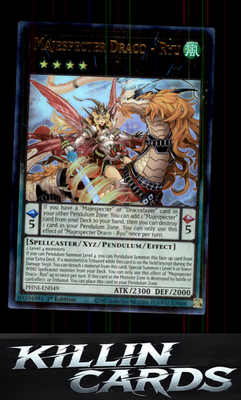 1st Edition Majespecter Draco - Ryu PHNI-EN049 YuGiOh Ultra Rare Phantom Nightma