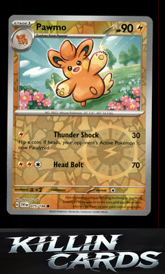 Reverse Holofoil Pawmo 075/198 Pokemon Common SV01: Scarlet & Violet Base Set Ca