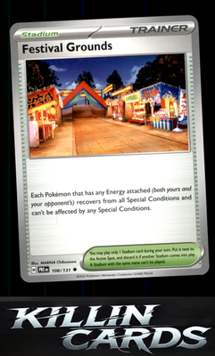 Festival Grounds 108/131 Pokemon Uncommon SV: Prismatic Evolutions Card NM