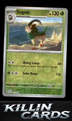 Reverse Holofoil Gogoat 012/198 Pokemon Common SV01: Scarlet & Violet Base Set C