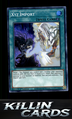 1st Edition Xyz Import MP21-EN208 YuGiOh Super Rare 2021 Tin of Ancient Battles