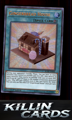 1st Edition Gingerbread House BLHR-EN004 YuGiOh Ultra Rare Battles of Legend: He