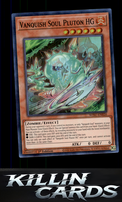 1st Edition Vanquish Soul Pluton HG WISU-EN020 YuGiOh Super Rare Wild Survivors