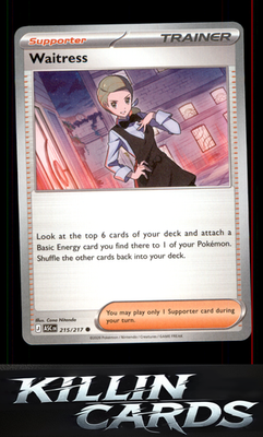 Waitress 215/217 Pokemon Common ME: Ascended Heroes Card NM