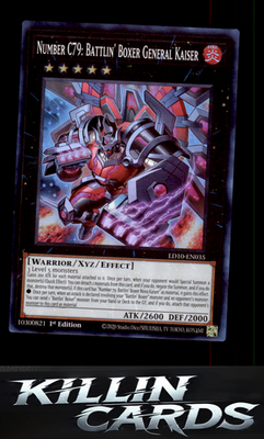 1st Edition Number C79: Battlin' Boxer General Kaiser LD10-EN035 YuGiOh Super Ra