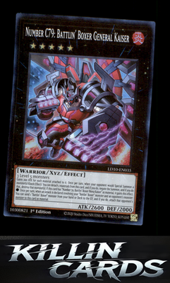 1st Edition Number C79: Battlin' Boxer General Kaiser LD10-EN035 YuGiOh Super Ra