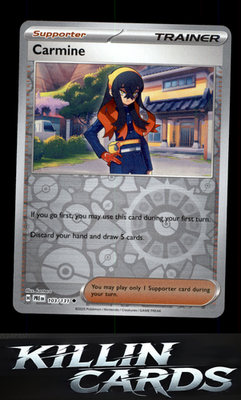 Reverse Holofoil Carmine 103/131 Pokemon Uncommon SV: Prismatic Evolutions Card
