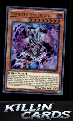 1st Edition Majesty Hyperion GFP2-EN007 YuGiOh Ultra Rare Ghosts From the Past: