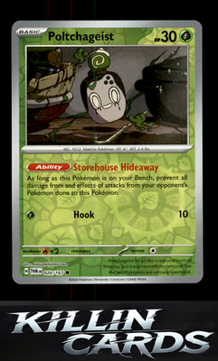 Reverse Holofoil Poltchageist - 020/167 020/167 Pokemon Common SV06: Twilight Ma