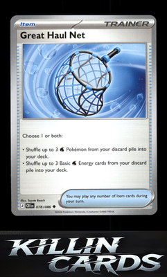 Great Haul Net 078/086 Pokemon Uncommon ME04: Chaos Rising Card NM