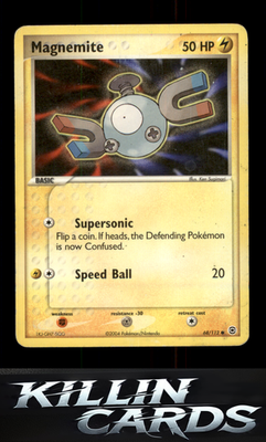 Magnemite 68/112 Pokemon Common FireRed & LeafGreen Card DM