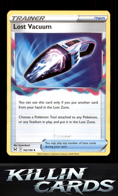 Lost Vacuum 162/196 Pokemon Uncommon SWSH11: Lost Origin Card NM