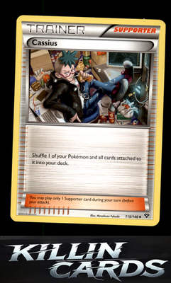 Cassius 115/146 Pokemon Uncommon XY Base Set Card LP
