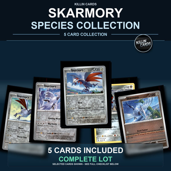 Pokemon TCG Skarmory Species Collection 5 Different Cards