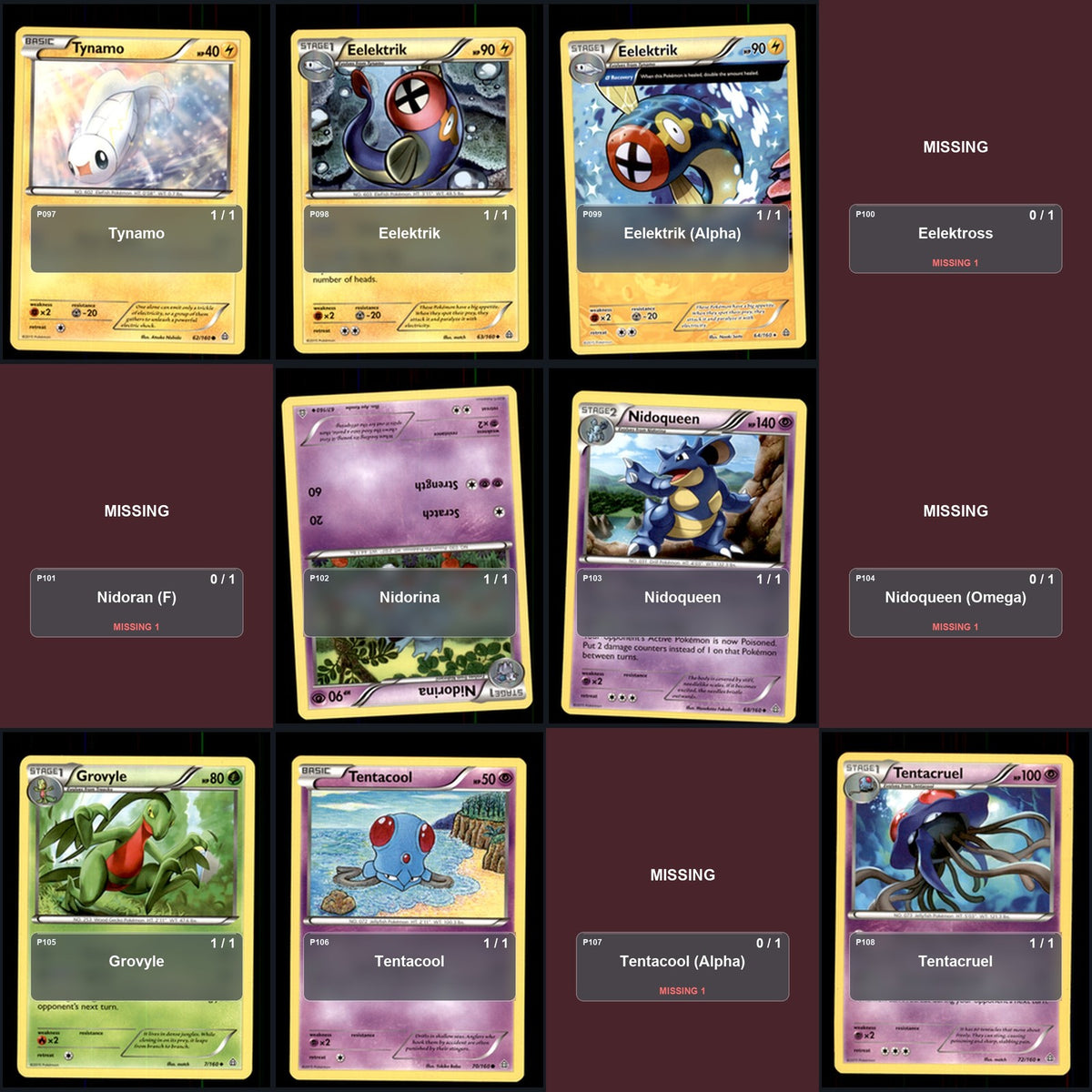 Pokemon TCG XY - Primal Clash C/UC/R Standard Set 92 Cards
