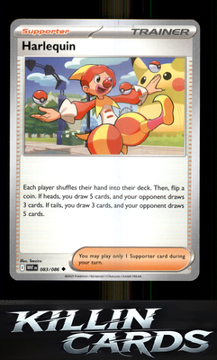 Harlequin 083/086 Pokemon Uncommon SV: White Flare Card NM