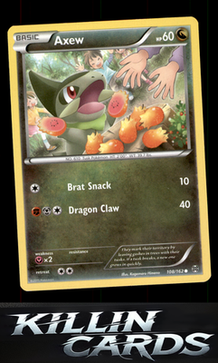 Axew (108) 108/162 Pokemon Common XY - BREAKthrough Card LP