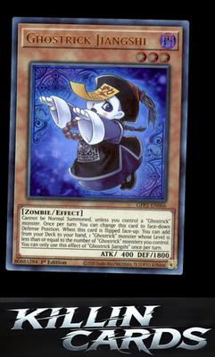 1st Edition Ghostrick Jiangshi GFP2-EN066 YuGiOh Ultra Rare Ghosts From the Past