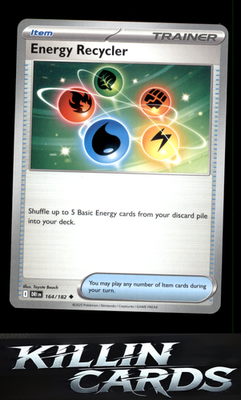 Energy Recycler 164/182 Pokemon Uncommon SV10: Destined Rivals Card NM