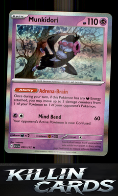 Munkidori (Energy Symbol Pattern) 099/217 Pokemon Rare ME: Ascended Heroes Card