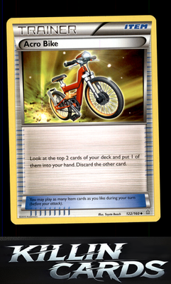 Acro Bike 122/160 Pokemon Uncommon XY - Primal Clash Card LP