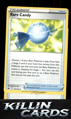 Rare Candy 141/159 Pokemon Uncommon SWSH: Crown Zenith Card NM