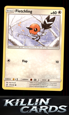 Fletchling 179/236 Pokemon Common SM - Unified Minds Card NM
