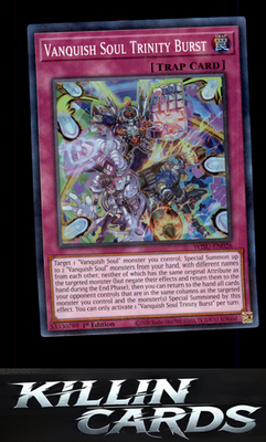 1st Edition Vanquish Soul Trinity Burst WISU-EN026 YuGiOh Super Rare Wild Surviv