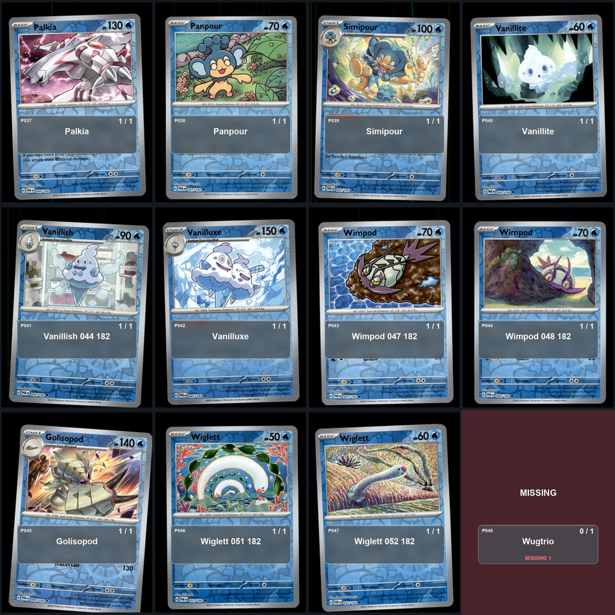 Pokemon TCG SV04: Paradox Rift Reverse Holo Master Set 148 Reverse Holo Card