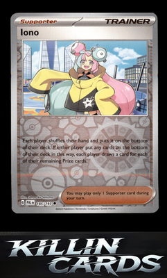 Reverse Holofoil Iono - 185/193 185/193 Pokemon Uncommon SV02: Paldea Evolved Ca