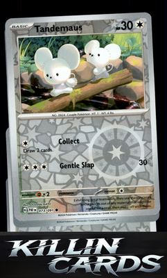 Reverse Holofoil Tandemaus - 073/091 073/091 Pokemon Common SV: Paldean Fates Ca