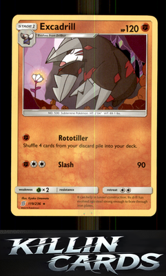 Excadrill 119/236 Pokemon Rare SM - Unified Minds Card NM